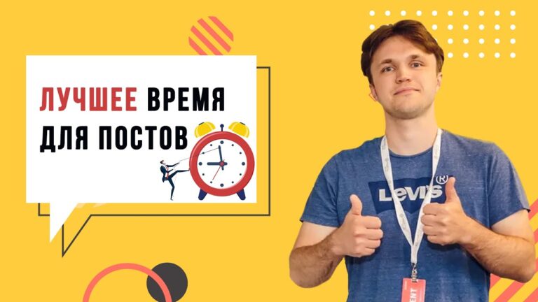 Лучшее время для публикации постов в социальных сетях